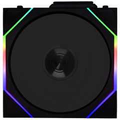 Fan Case LIAN LI UNI FAN TL WIRELESS 120 REVERSE | TRIPPLE PACK - BLACK (BỘ 3 CÁI KÈM HUB USB - CÁNH NGƯỢC)