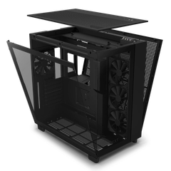 Vỏ Case máy tính NZXT H9 Flow All Black (Mid Tower / Màu Đen) CM-H91FB-01