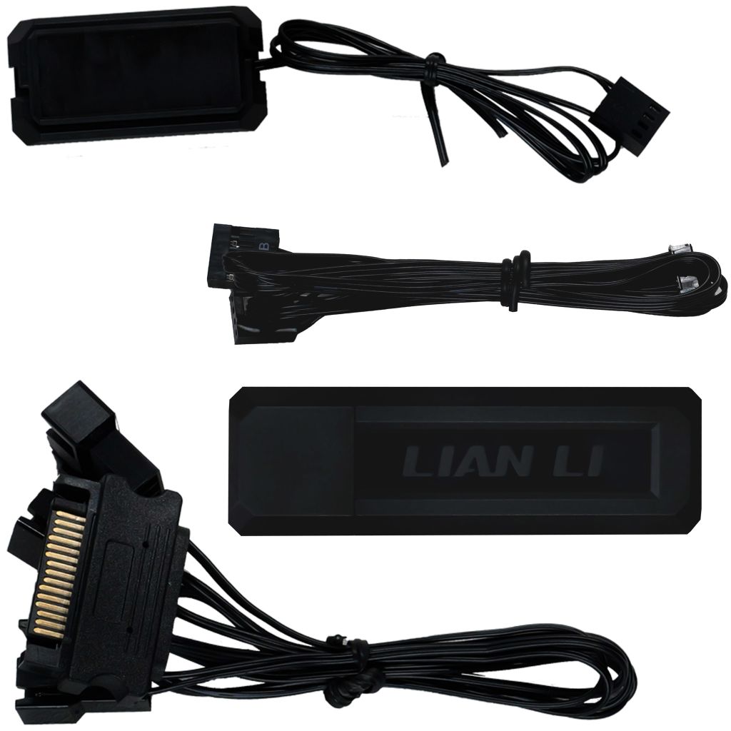 Fan Case LIAN LI UNI FAN TL WIRELESS 120 | TRIPPLE PACK - BLACK (BỘ 3 CÁI KÈM HUB USB - CÁNH THUẬN)