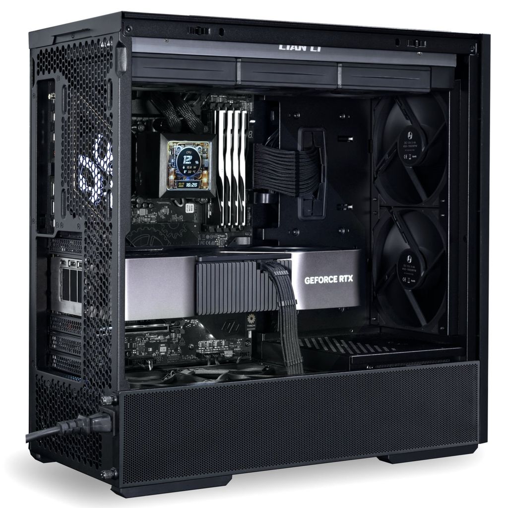 Vỏ Case LIAN LI LANCOOL 207 DIGITAL - BLACK (ATX/Mid Tower/Màn hình LCD 6