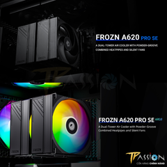 Tản nhiệt khí CPU ID-Cooling FROZN A620 PRO SE ARGB - BLACK (6 ỐNG ĐỒNG/TDP 260W)