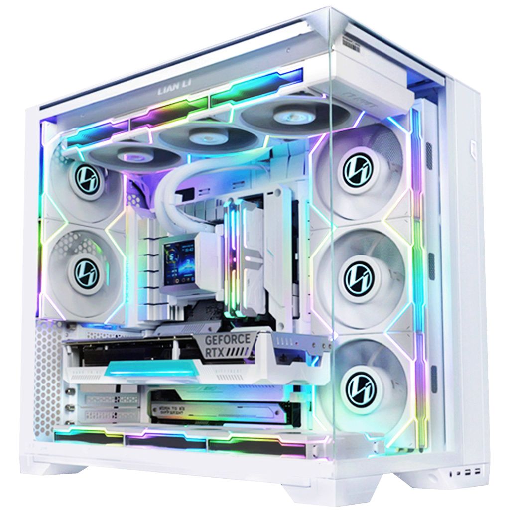Vỏ case máy tính LIAN LI O11 VISION COMPACT - WHITE (ATX/Mid Tower/Màu Trắng)