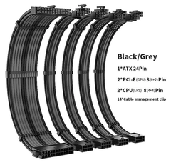 Dây Nguồn Bọc Lưới Nối Dài TEUCER SLEEVED EXTENSION CABLE - COLORFUL MOD