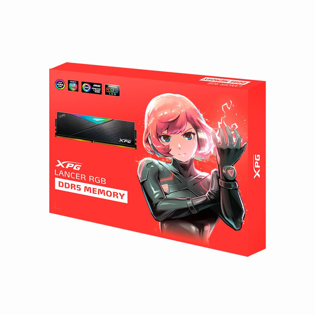 Bộ nhớ RAM PC ADATA XPG LANCER 64GB (2 x 32GB) DDR5 6000MHz - BLACK (AX5U6000C3032G-DCLARBK)