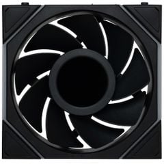 Fan Case LIAN LI UNI FAN TL WIRELESS LCD 120 REVERSE | TRIPPLE PACK - BLACK (BỘ 3 CÁI KÈM HUB USB - CÁNH NGƯỢC)
