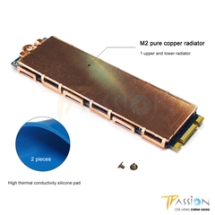 Tản nhiệt SSD đồng nguyên chất LONKISON