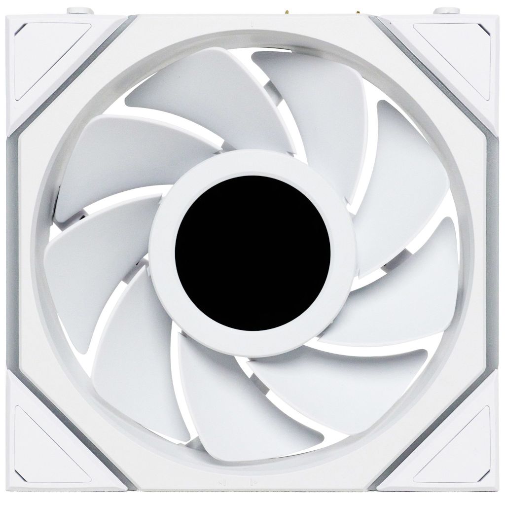 Fan Case LIAN LI UNI FAN TL WIRELESS LCD 120 REVERSE | TRIPPLE PACK - WHITE (BỘ 3 CÁI KÈM HUB USB - CÁNH NGƯỢC)