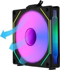 Quạt tản nhiệt LIAN LI UNI FAN SL INFINITY 120 - REVERSE BLADE (RSLIN120-1B / RSLIN120-1W) - Fan Case Cánh đảo
