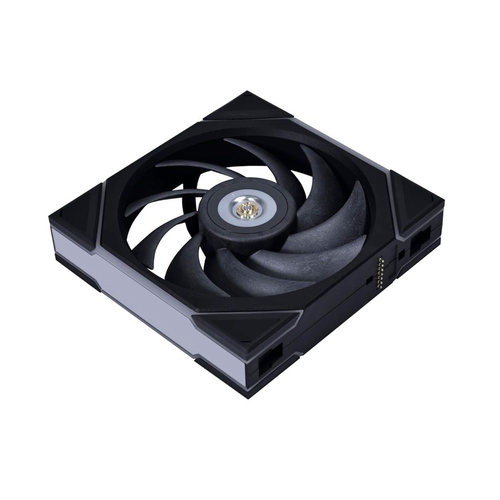 Bộ 3 Quạt LIAN LI UNI FAN TL 120 RGB - TRIPPLE PACK - BLACK (CÁNH THUẬN/MÀU ĐEN/KÈM HUB)