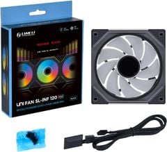 Quạt tản nhiệt LIAN LI UNI FAN SL INFINITY 120 - REVERSE BLADE (RSLIN120-1B / RSLIN120-1W) - Fan Case Cánh đảo