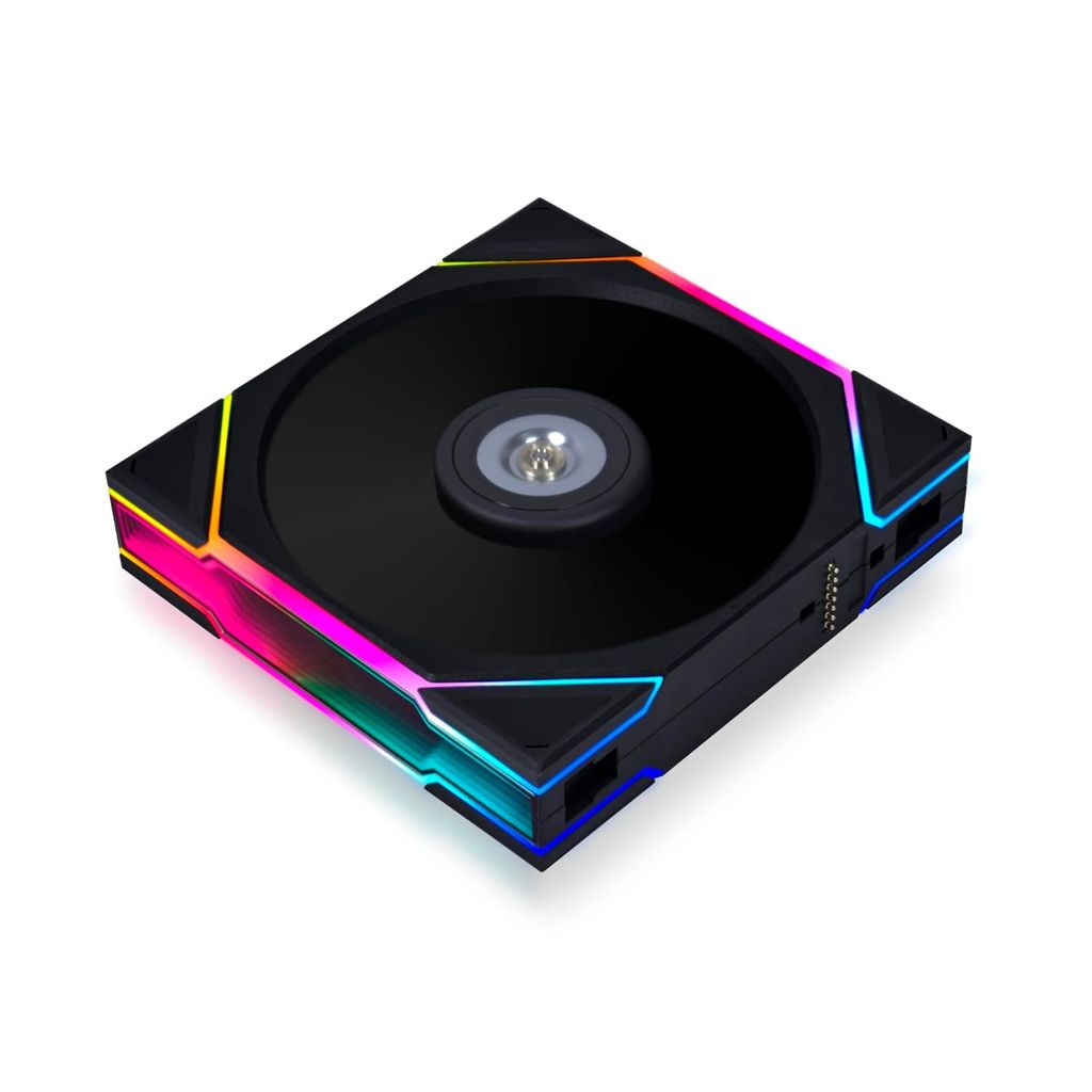 Bộ 3 Quạt LIAN LI UNI FAN TL 120 RGB - TRIPPLE PACK - BLACK (CÁNH THUẬN/MÀU ĐEN/KÈM HUB)
