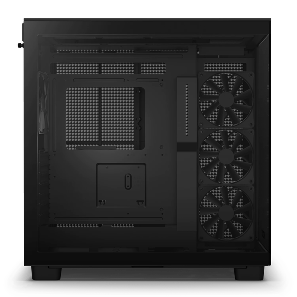 Vỏ Case máy tính NZXT H9 Flow All Black (Mid Tower / Màu Đen) CM-H91FB-01