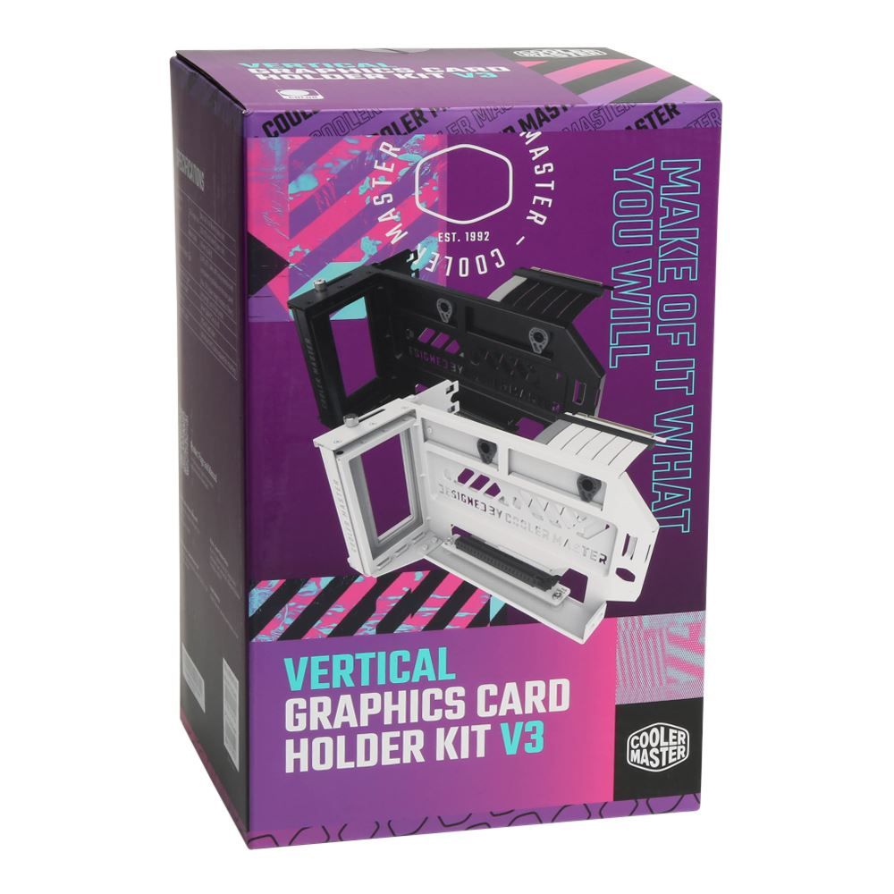 Bộ dựng đứng VGA Cooler Master Universal Vertical Graphics Card Holder Kit V3 (PCIe 4.0) Black | White