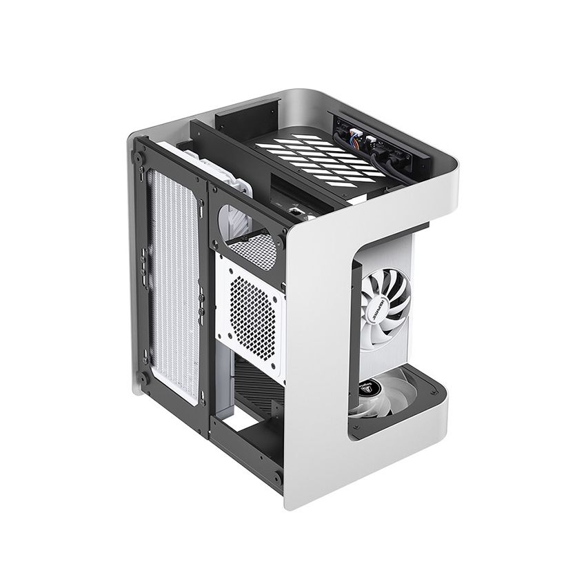 Vỏ Case máy tính Segotep Slath Mini ITX (Mini Tower/Màu Bạc)