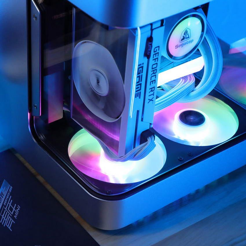 Vỏ Case máy tính Segotep Slath Mini ITX (Mini Tower/Màu Bạc)