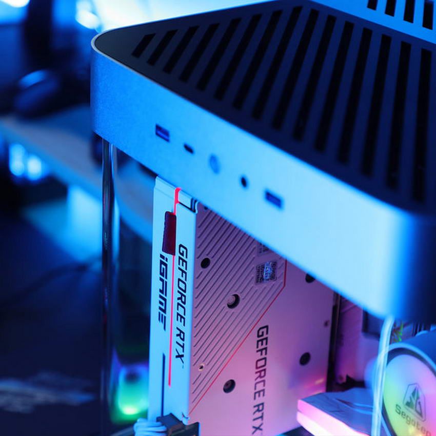 Vỏ Case máy tính Segotep Slath Mini ITX (Mini Tower/Màu Bạc)