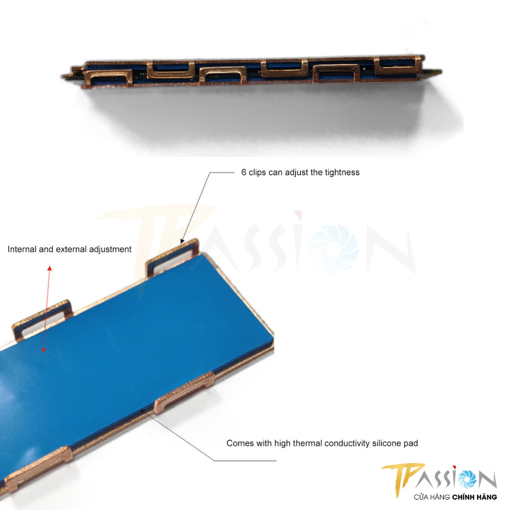 Tản nhiệt SSD đồng nguyên chất LONKISON