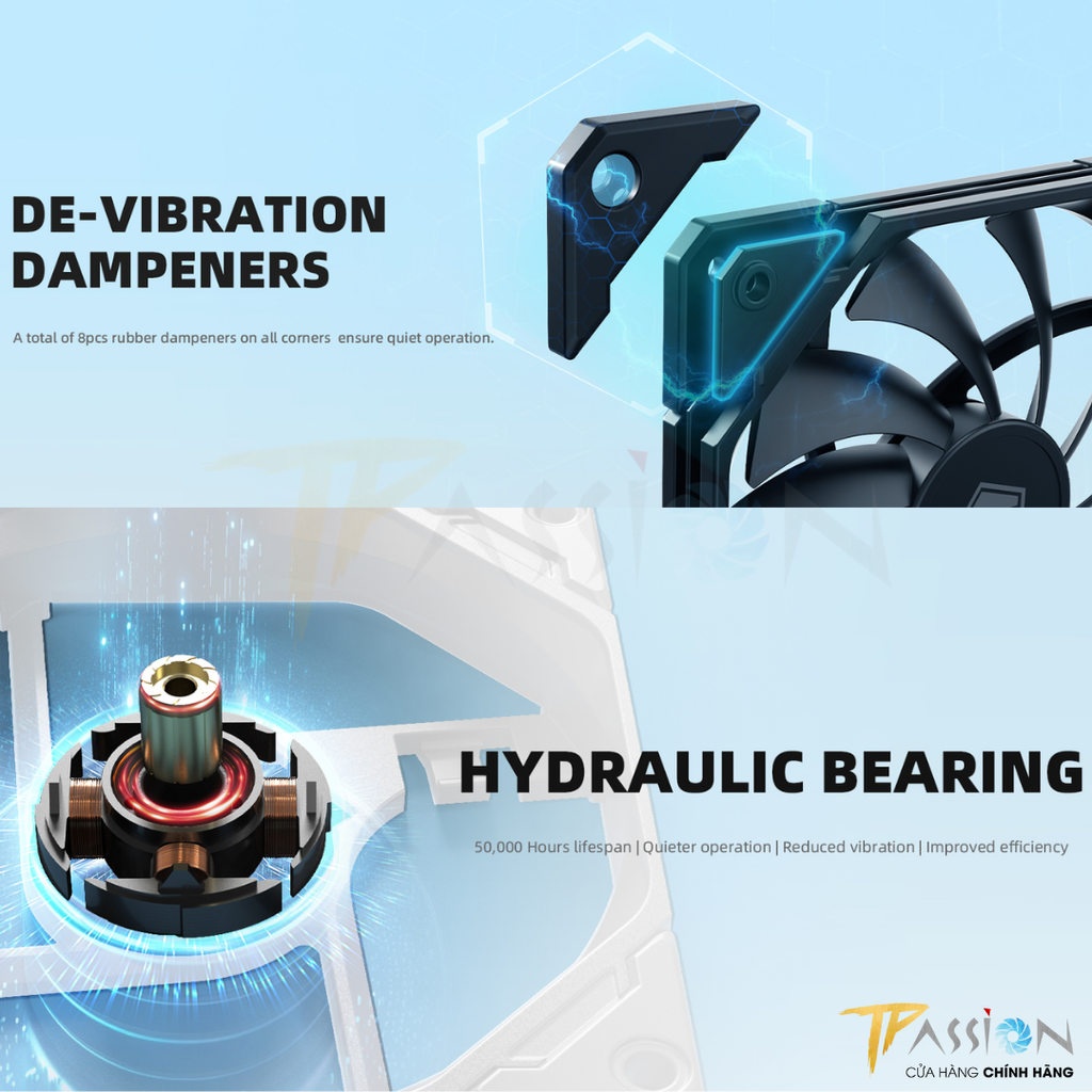 Quạt ID-Cooling TF-9215 | BLACK & WHITE