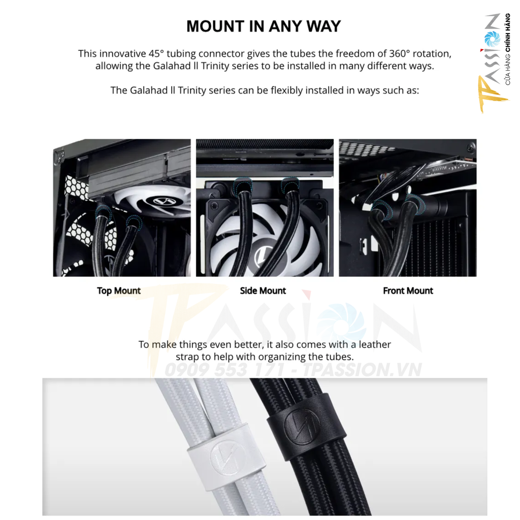Tản nhiệt nước AIO CPU | Lian Li Galahad II TRINITY | SL-INF 240 INFINITY