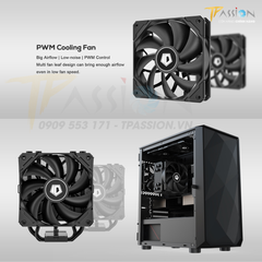 Tản nhiệt khí CPU ID-Cooling SE-224-XTS BLACK / MINI