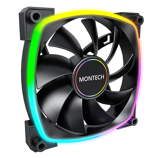 QUẠT TẢN NHIỆT MONTECH Quạt AX140 PWM | BLACK - WHITE