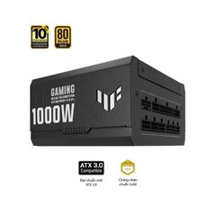 NGUỒN MÁY TÍNH ASUS TUF GAMING 1000W GOLD ATX3.0 ( PCI GEN 5.0 /80 PLUS GOLD/MÀU ĐEN/FULL MODULAR)