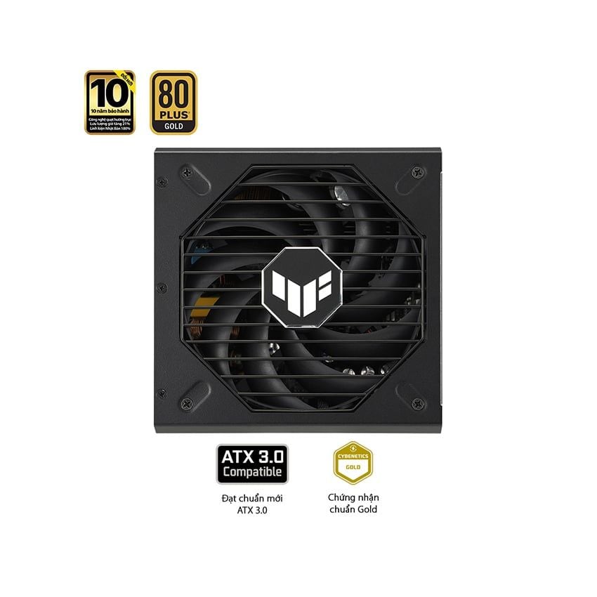 NGUỒN MÁY TÍNH ASUS TUF GAMING 1000W GOLD ATX3.0 ( PCI GEN 5.0 /80 PLUS GOLD/MÀU ĐEN/FULL MODULAR)