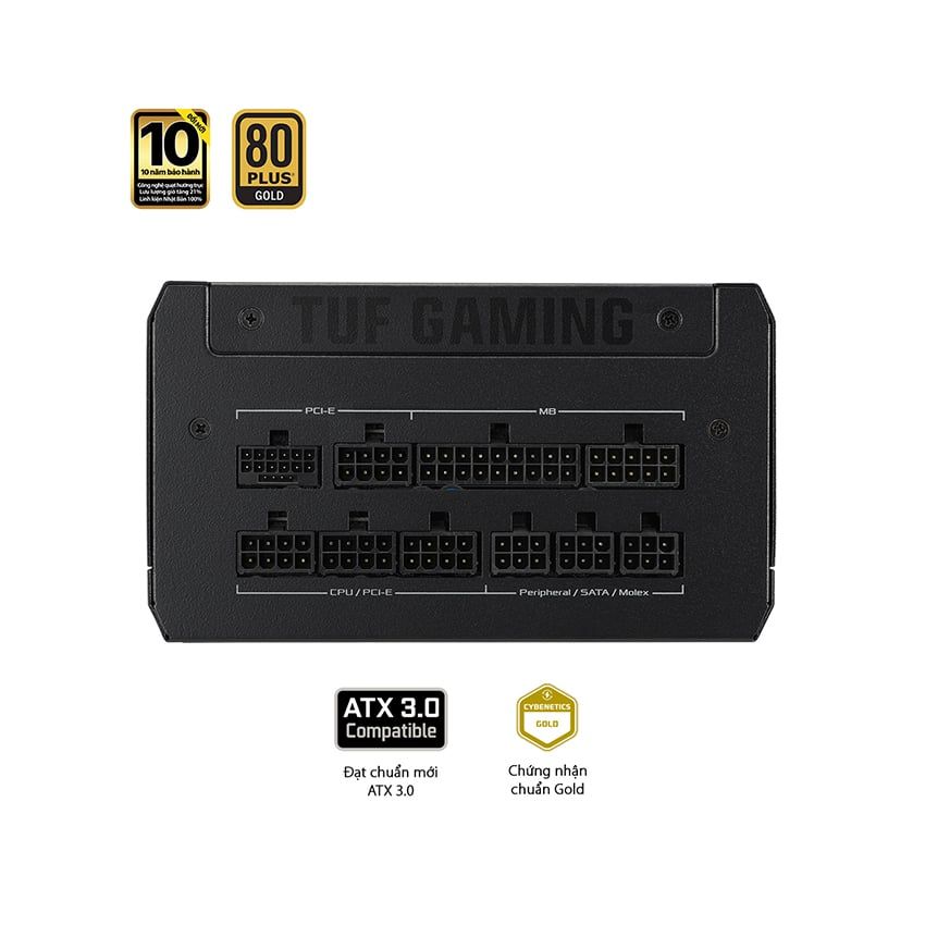 NGUỒN MÁY TÍNH ASUS TUF GAMING 1000W GOLD ATX3.0 ( PCI GEN 5.0 /80 PLUS GOLD/MÀU ĐEN/FULL MODULAR)