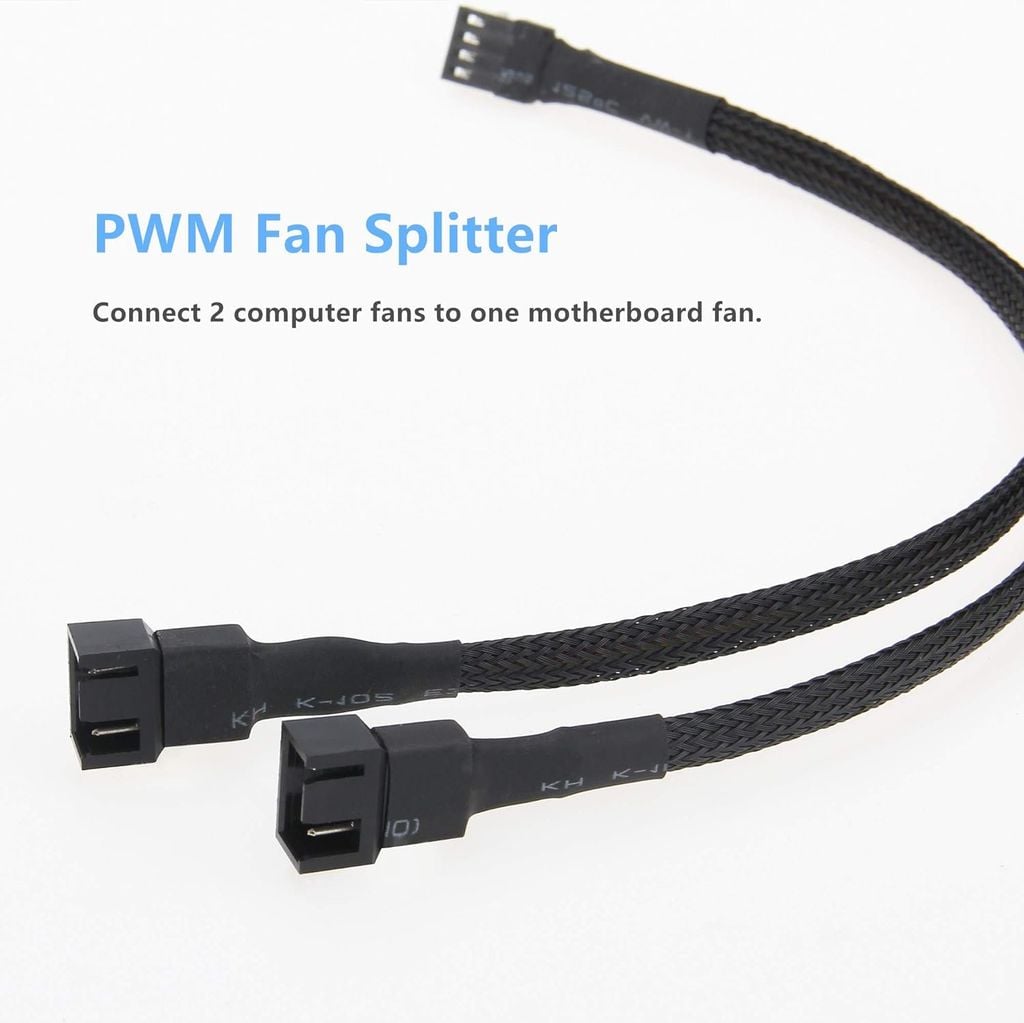 Dây cáp chia nguồn quạt Fan case ra nhiều cổng 3 Pin điều tốc DC - 1 ra 2 cổng