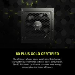 Nguồn máy tính MSI MAG A850GL PCIE5 850W 80 Plus Gold MAG-A850GL-PCIE5