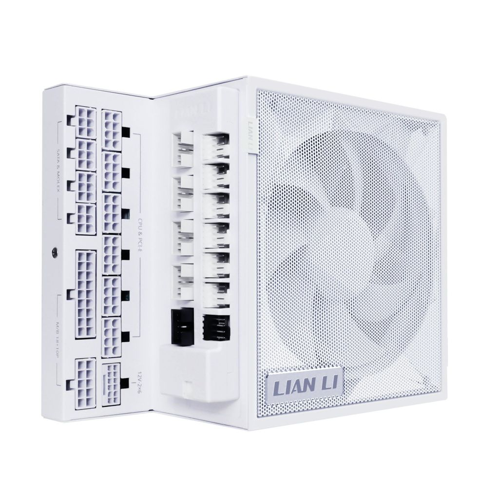 Nguồn PSU LIAN LI EDGE GOLD EG1000G - 1000W - WHITE (Kèm USB & PWM HUB/ATX3.1/80+GOLD/PCIe5.1)