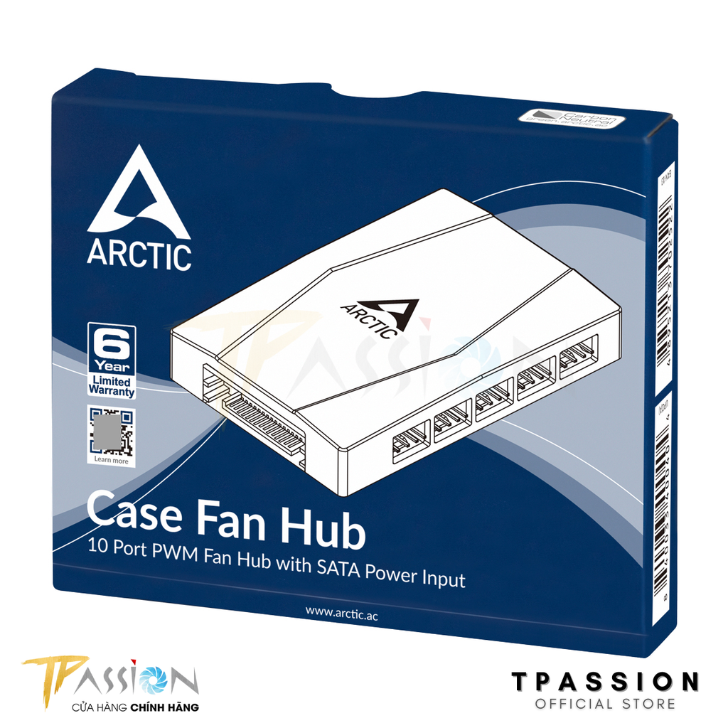 Hub chia nguồn quạt ARCTIC 10 CỔNG 4 PIN PWM | HUB AC