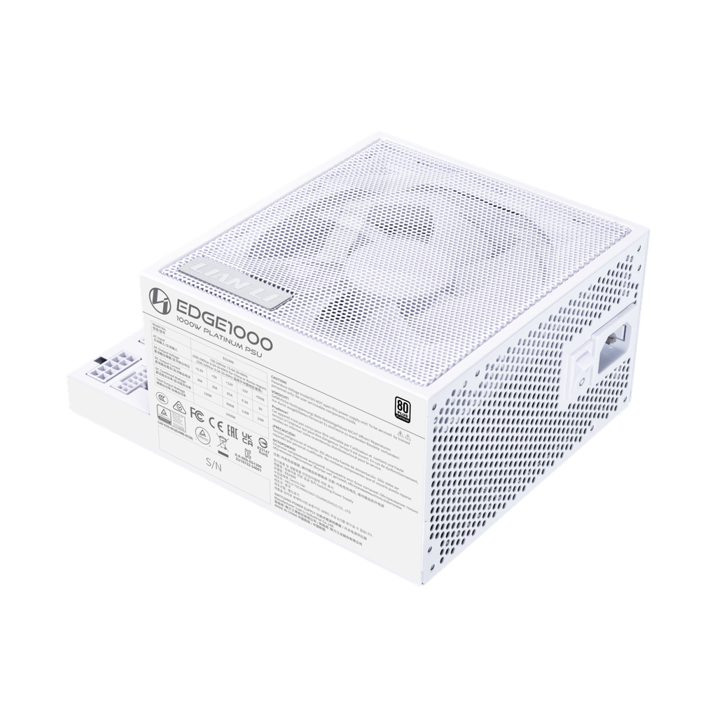 Nguồn PSU LIAN LI EDGE SERIES EG1000 - 1000W - WHITE (ATX3.1/80+PLATINUM/FULL MODULAR/PCIe5.1)