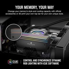 Ram Desktop Corsair DOMINATOR TITANIUM RGB (CMP96GX5M2B6600C32) 96GB (2x48GB) DDR5 6600MHz