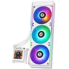 Tản nhiệt nước AIO Lian Li HYDROSHIFT LCD 360R - WHITE - LED ARGB (HSLCD36RW WHITE)