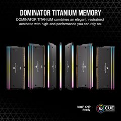Ram Desktop Corsair DOMINATOR TITANIUM RGB (CMP96GX5M2B6600C32) 96GB (2x48GB) DDR5 6600MHz