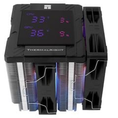 Tản nhiệt khí CPU ThermalRight Peerless Assassin 120 Digital ARGB - BLACK (Màn hình thông số/ 6 ống đồng/ 2 tháp) | PA120