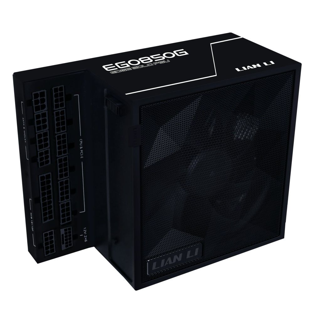 Nguồn PSU LIAN LI EDGE GOLD EG850G - 850W - BLACK (Không kèm HUB/ATX3.1/80+GOLD/PCIe5.1)
