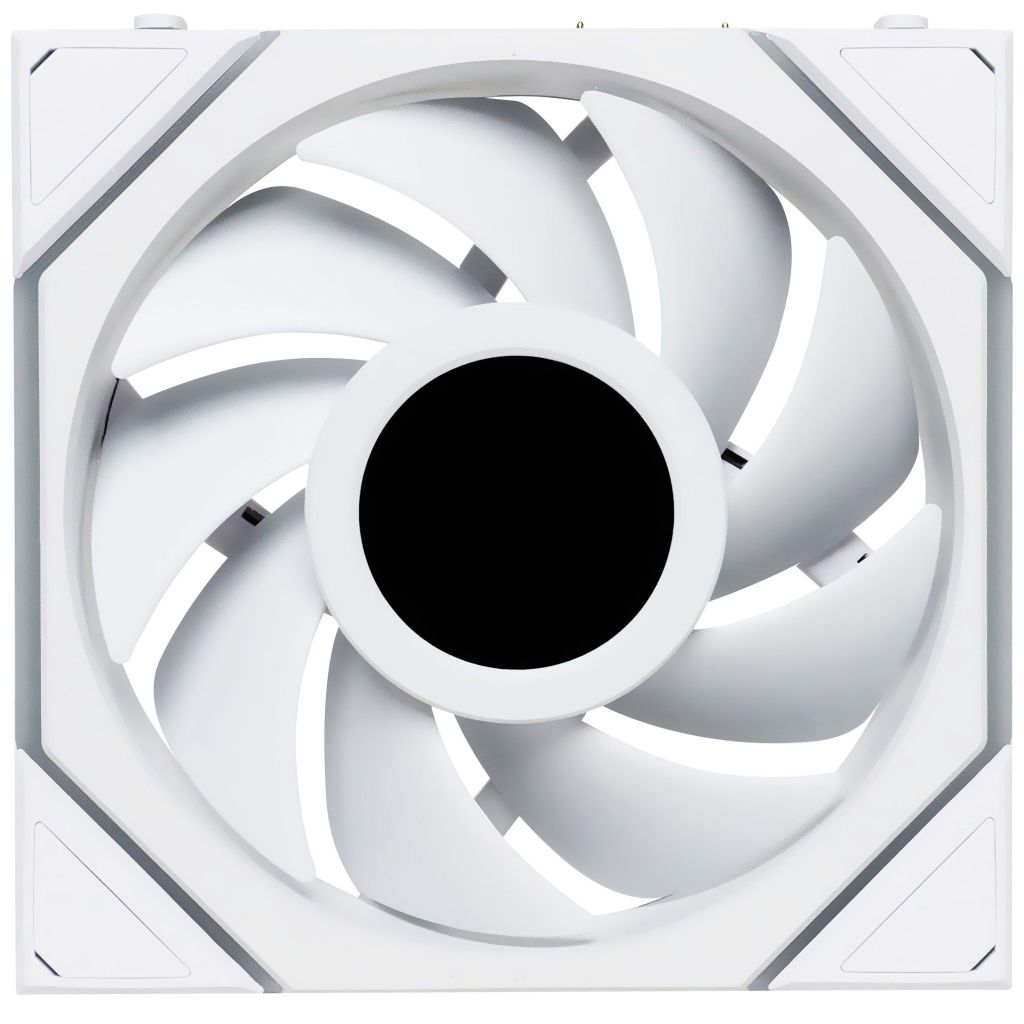 Fan Case LIAN LI UNI FAN TL WIRELESS LCD 120 | TRIPPLE PACK - WHITE (BỘ 3 CÁI KÈM HUB USB - CÁNH THUẬN)