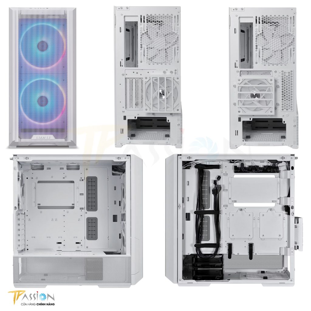 Vỏ case máy tính Lian Li LANCOOL 216 | ARGB - WHITE