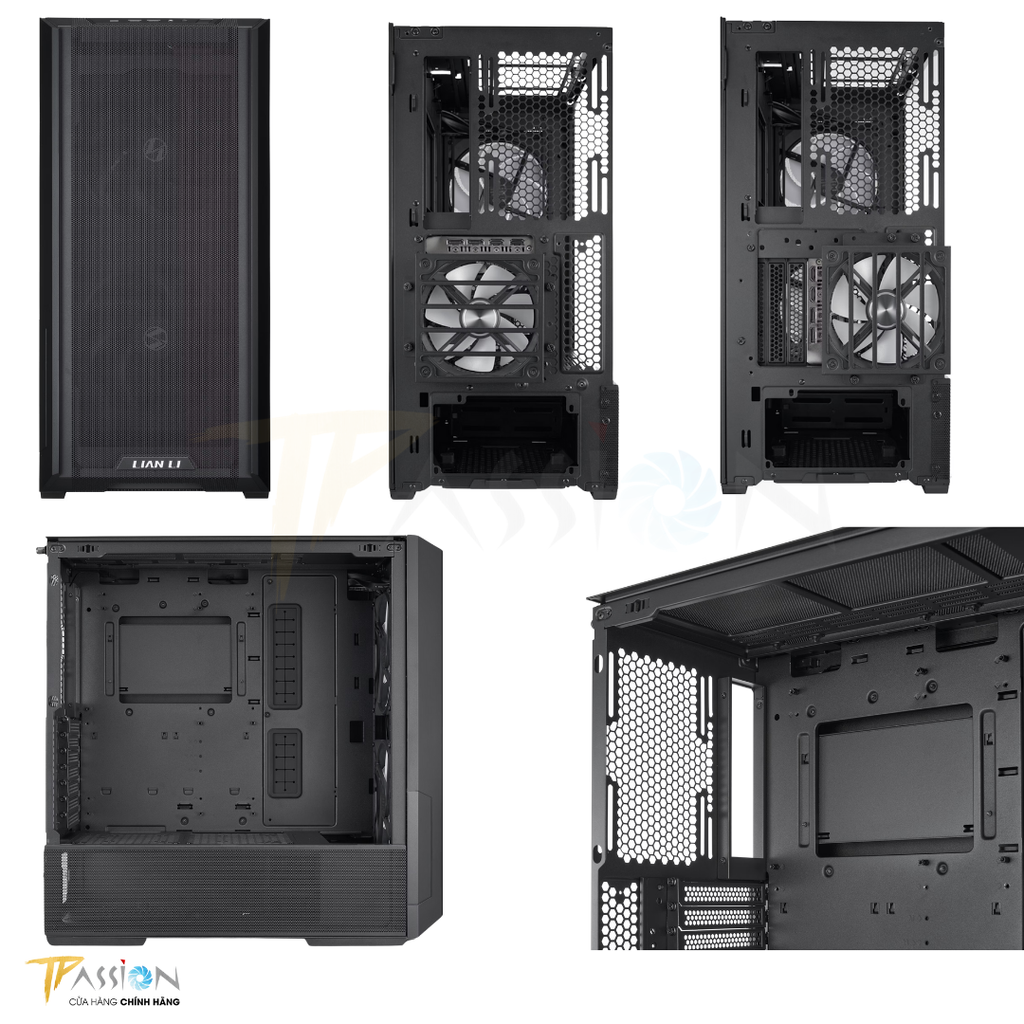 Vỏ case máy tính Lian Li LANCOOL 216 | RX BLACK | ĐEN KHÔNG LED