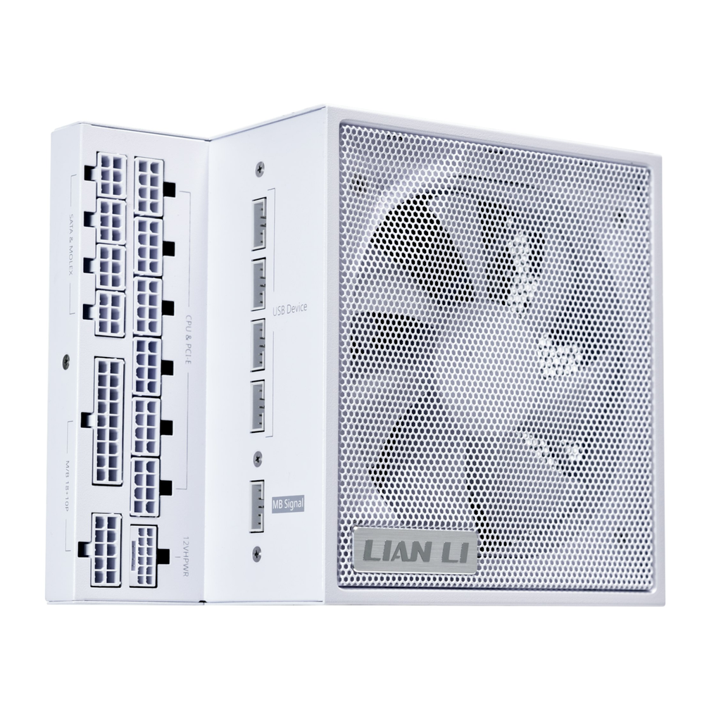 Nguồn PSU LIAN LI EDGE SERIES EG1300 - 1300W - WHITE (ATX3.1/80+PLATINUM/FULL MODULAR/PCIe5.1)
