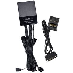 Bộ 3 Quạt LIAN LI UNI FAN TL 120 RGB - TRIPPLE PACK - BLACK (CÁNH THUẬN/MÀU ĐEN/KÈM HUB)