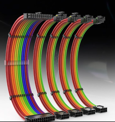 Dây Nguồn Bọc Lưới Nối Dài TEUCER SLEEVED EXTENSION CABLE - COLORFUL MOD
