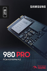 Ổ cứng SSD Samsung 980 Pro 2TB - PCIe Gen 4.0 x4 NVMe V-NAND M.2 2280 MZ-V8P2T0BW