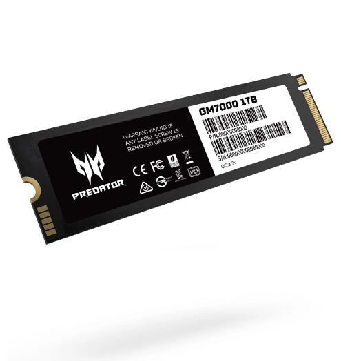 SSD Acer Predator GM7000 1TB PCIe Gen4 x4 NVMe M.2 GM7000