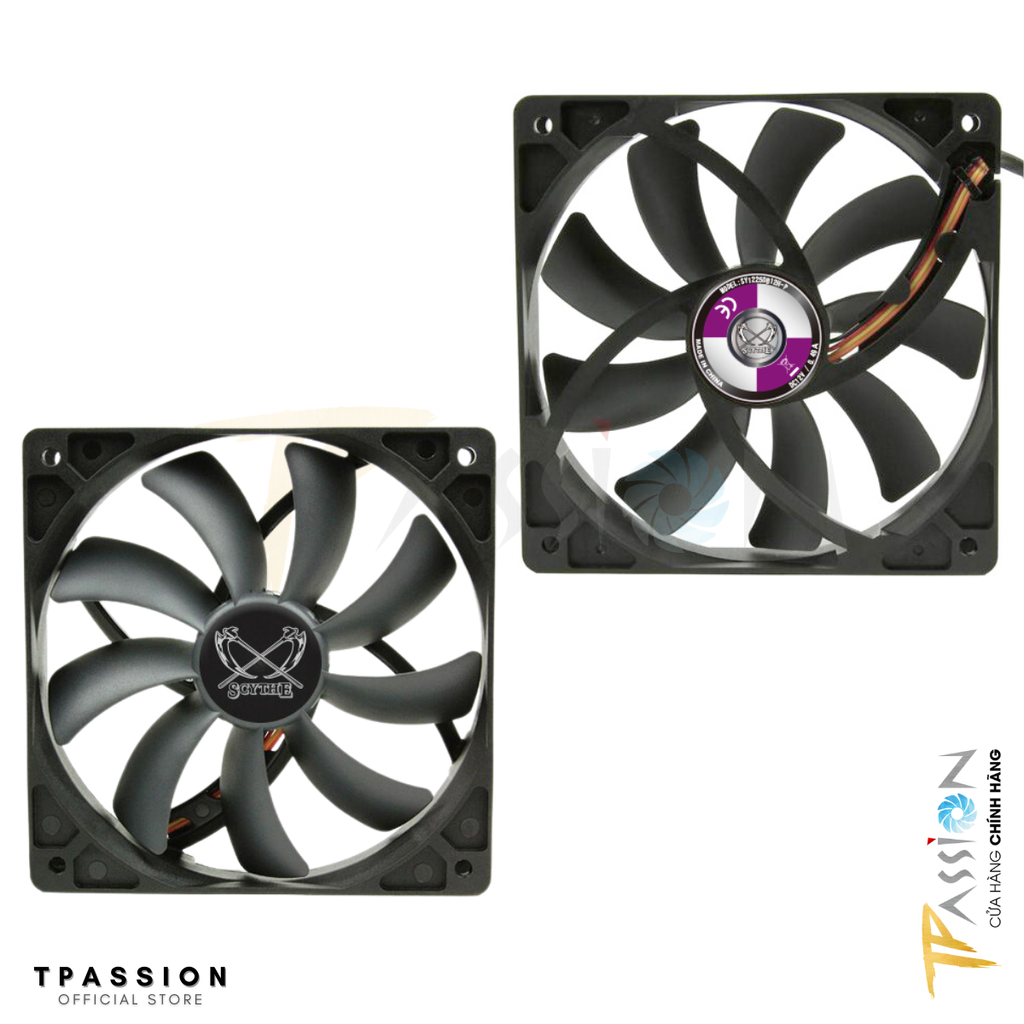 Quạt fan case 12cm SCYTHE KAZE JYUNI DB 2