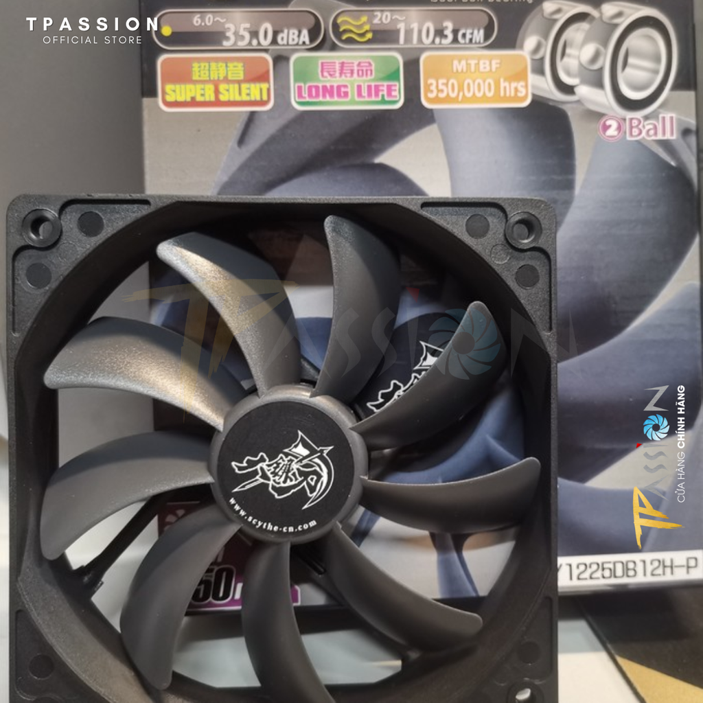 Quạt fan case 12cm SCYTHE KAZE JYUNI DB 2