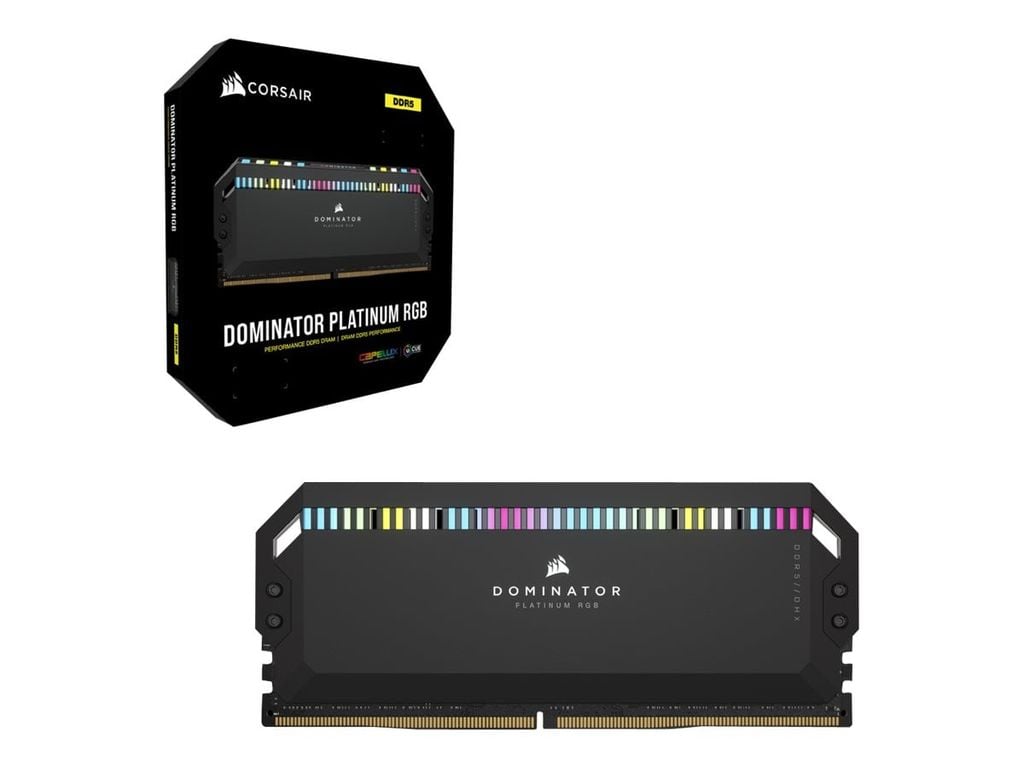 Ram PC Corsair Dominator Platinum RGB 32GB 5200Mhz DDR5 (2x16GB) CMT32GX5M2B5200C40