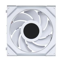 Fan Case LIAN LI UNI FAN SL WIRELESS LCD 120 REVERSE | TRIPPLE PACK - WHITE (BỘ 3 CÁI KÈM HUB USB - CÁNH NGƯỢC)